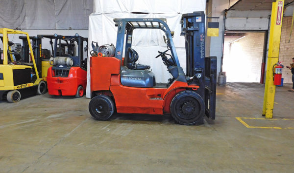 2012 Toyota 7FGCU55-BCS Forklift on Sale in Colorado